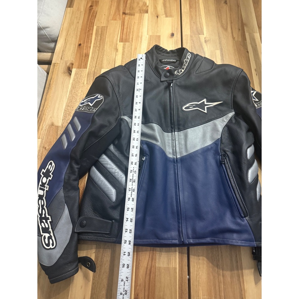 Vintage Y2K Alpinestars Motorcycle Jacket Size USA 44 - Picture 2 of 7